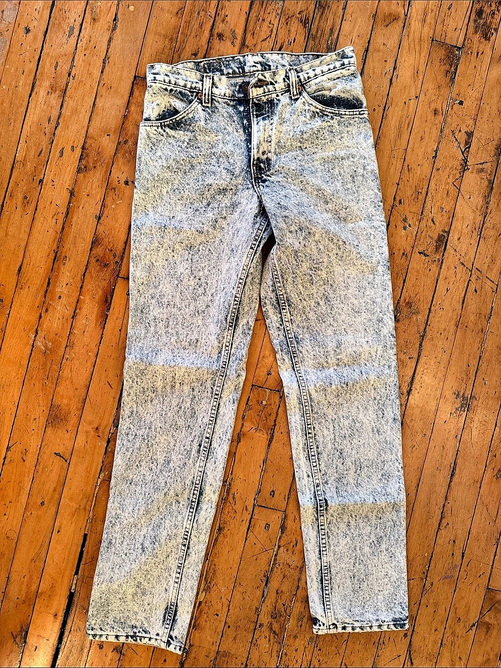Levi's Women's Straight Leg Sexy Fit Jeans in Blue Acid Wash
